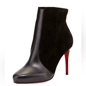 Christian Louboutin GEATANINA Suede Leather High heel Boots EU Size 39.5